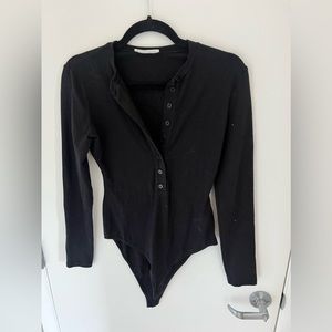 Black Reformation Long Sleeve Bodysuit